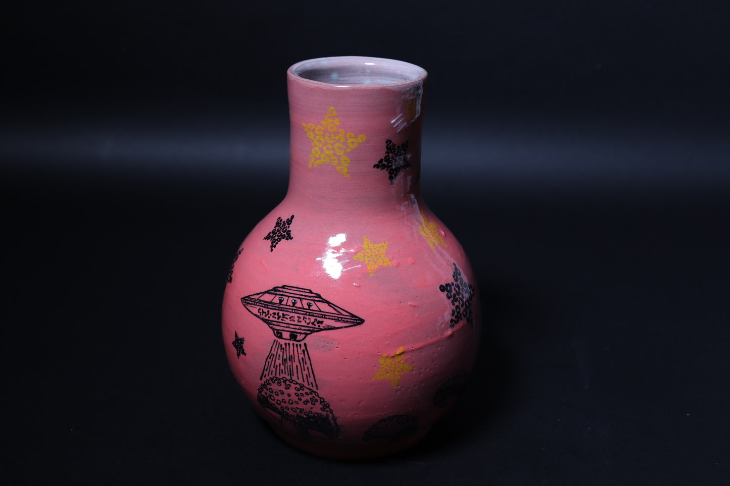 Mushroom Abduction Vase