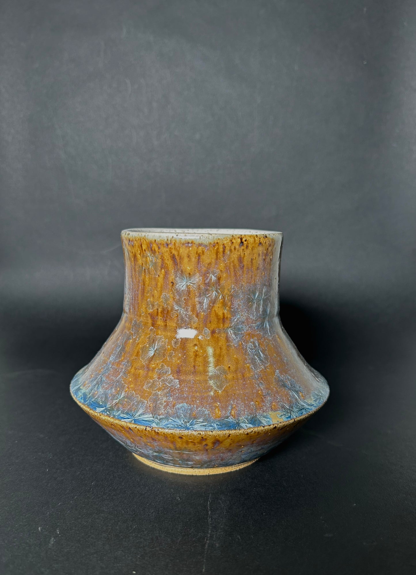 Spotted Icy Crystal Vase