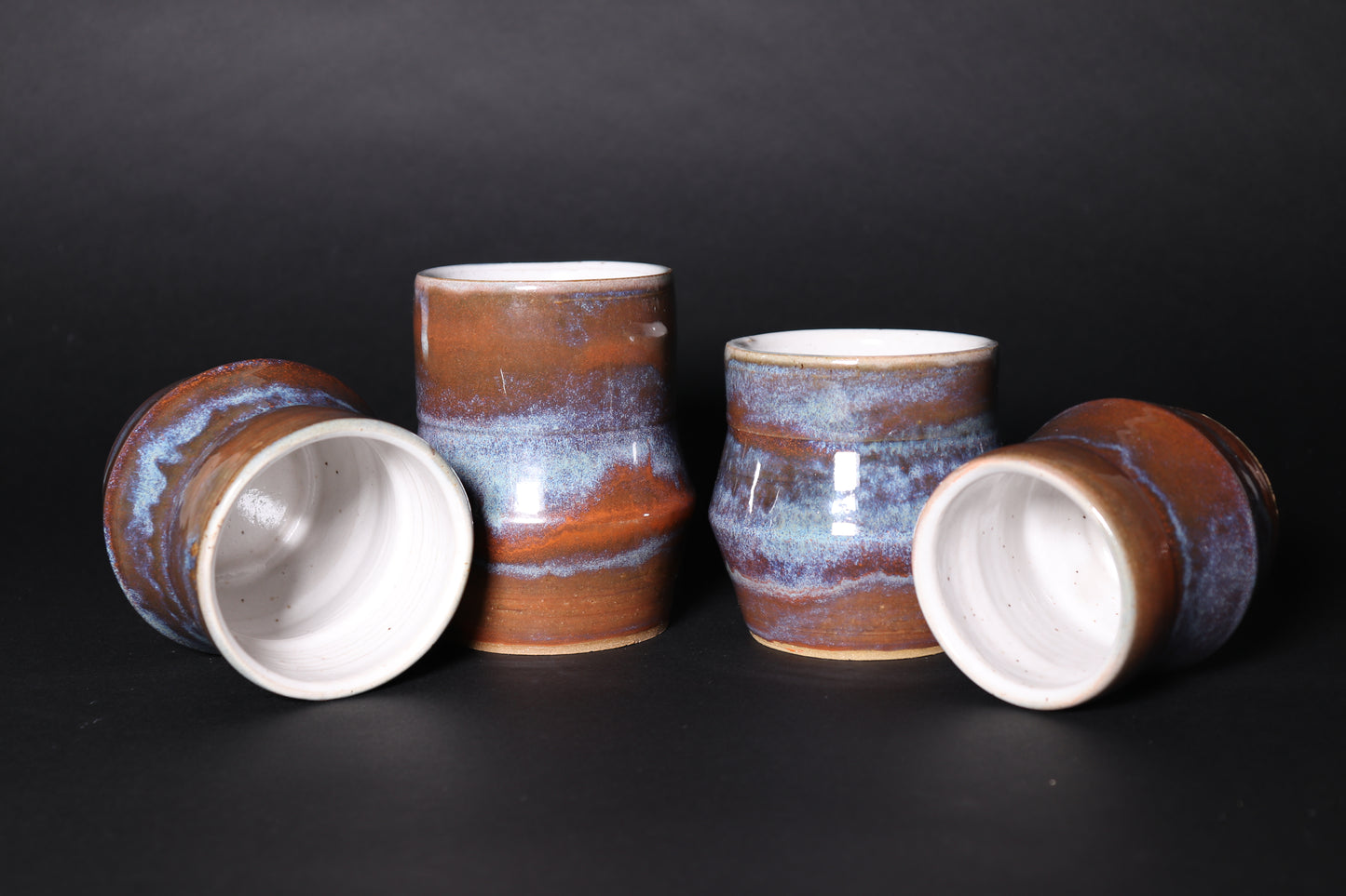 Rusty Saphhire Cup Set of 4
