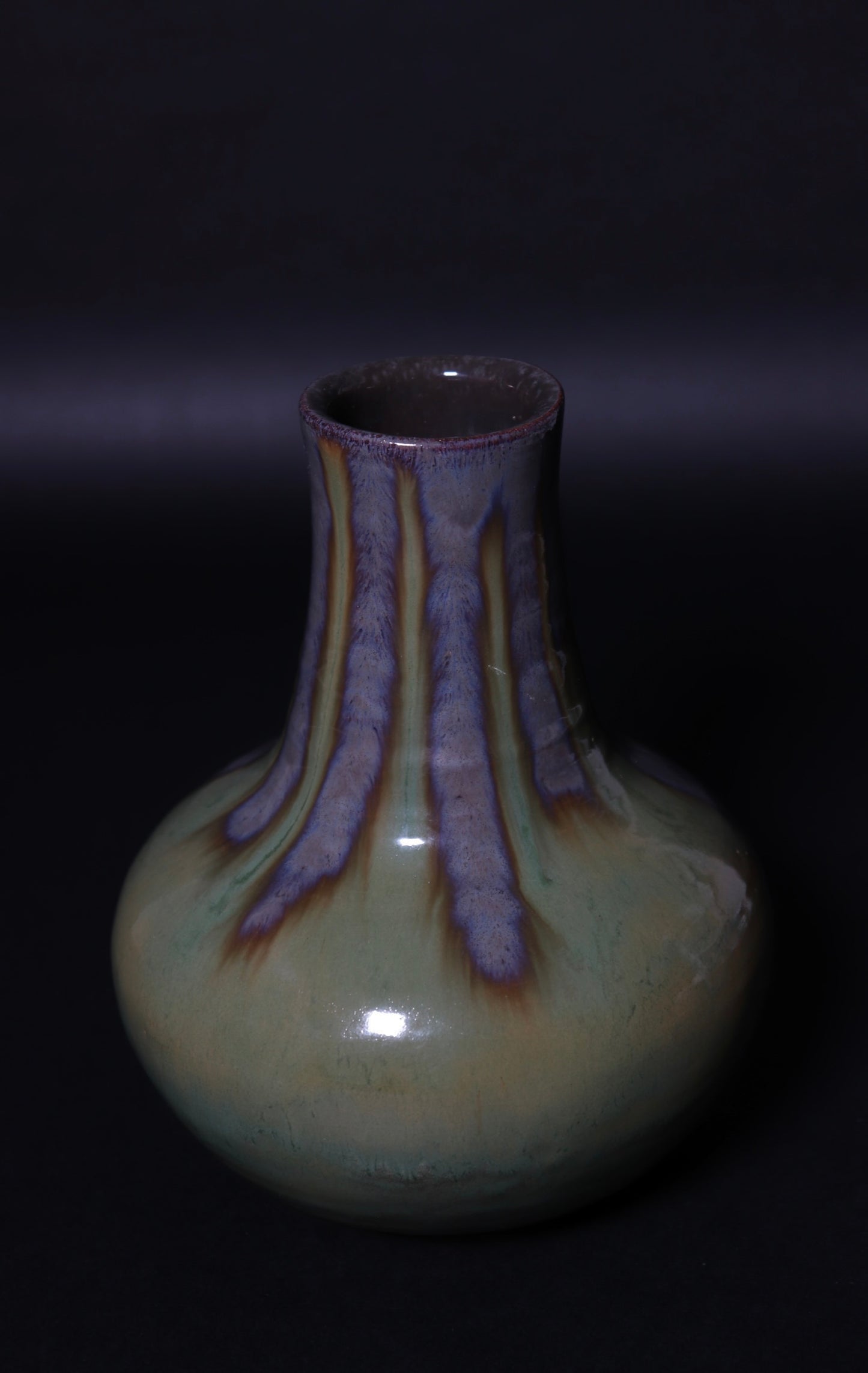 Molten Emerald Vase