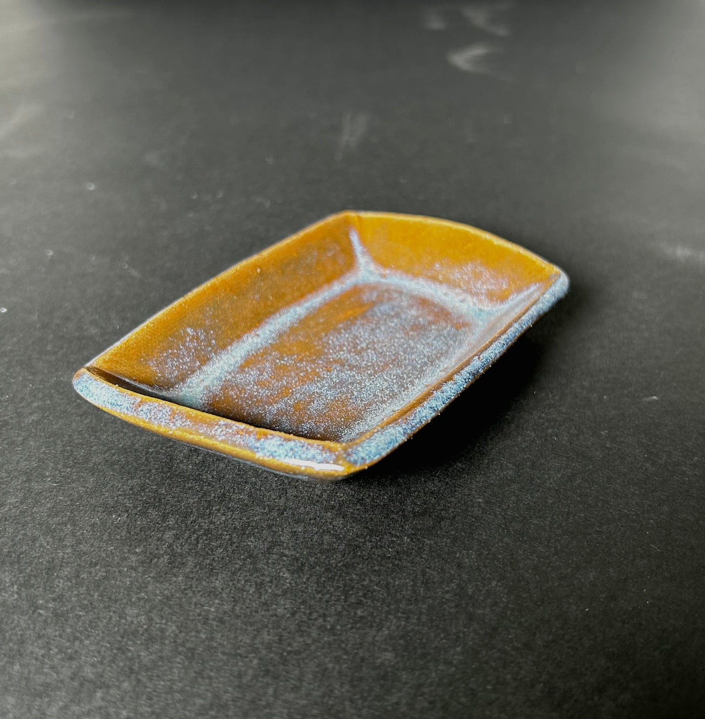 Rusty Sapphire Rectangle Mini Plate