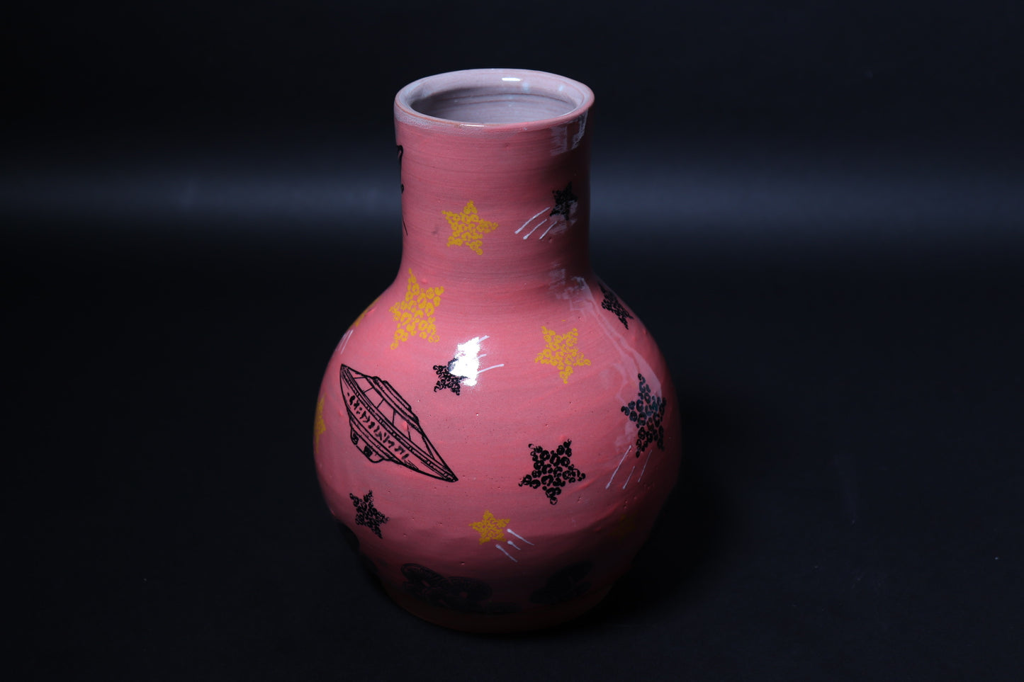 Mushroom Abduction Vase