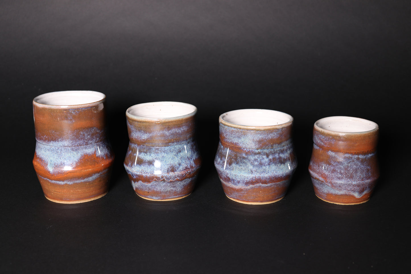 Rusty Saphhire Cup Set of 4