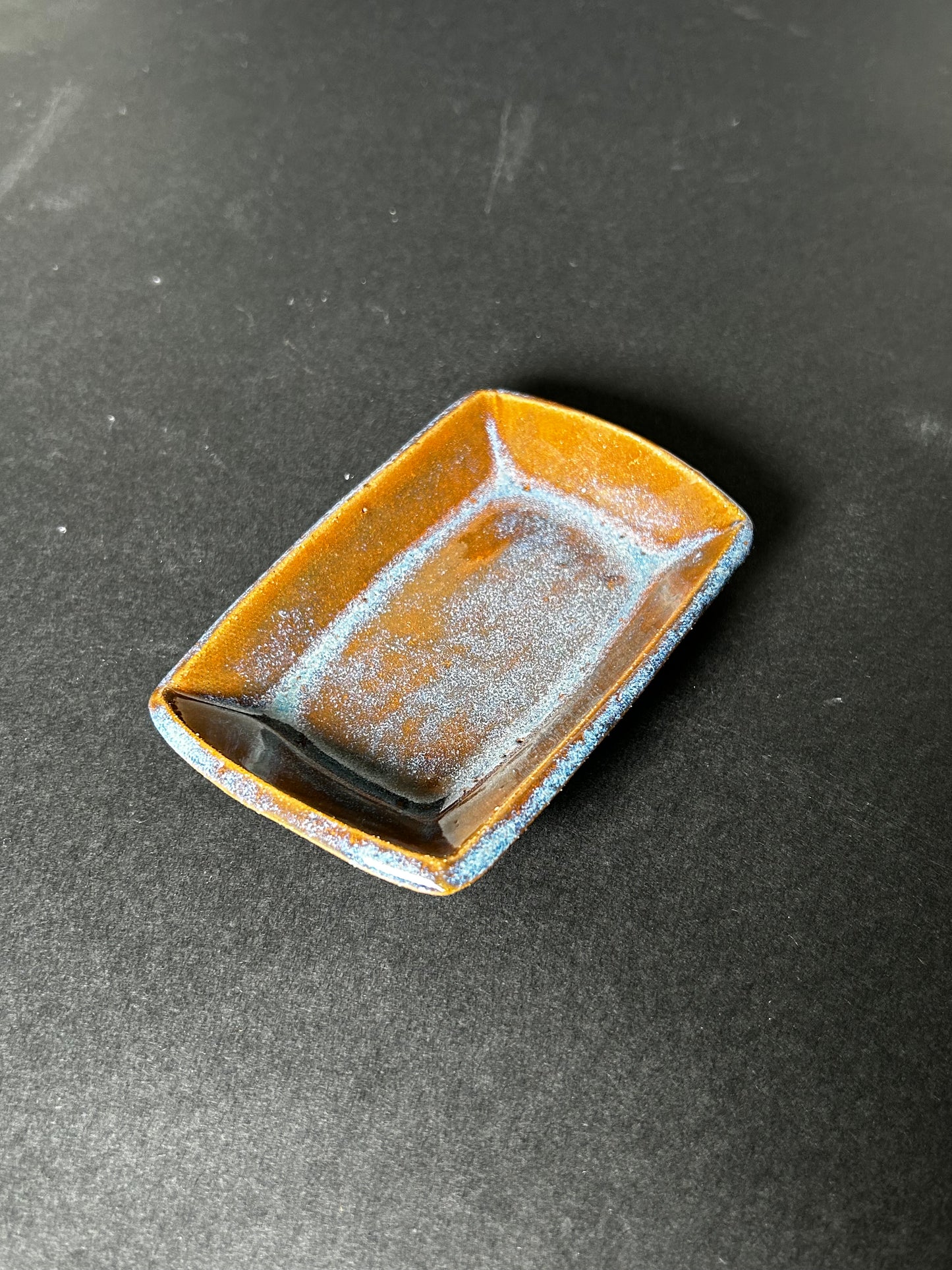 Rusty Sapphire Rectangle Mini Plate