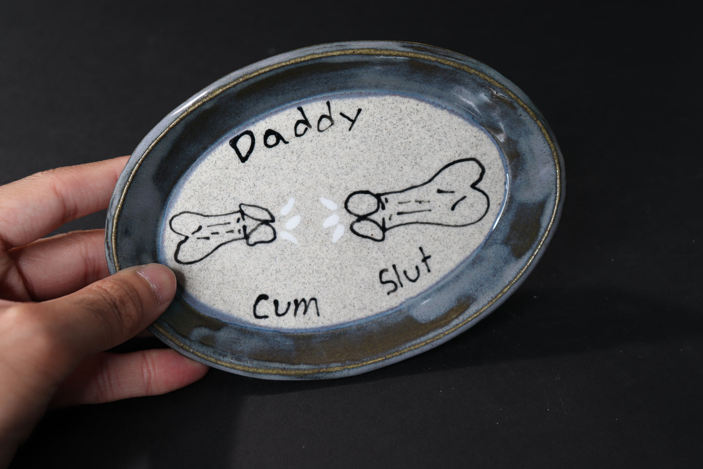 Daddy Cum Slut Plate
