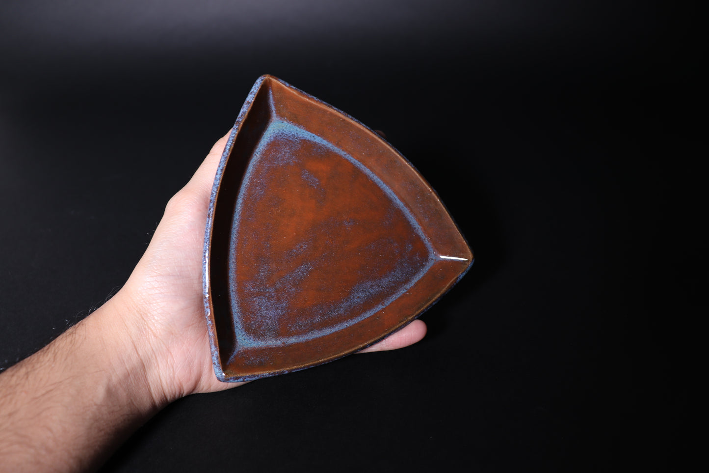 Rusty Sapphire Medium Triangle plate
