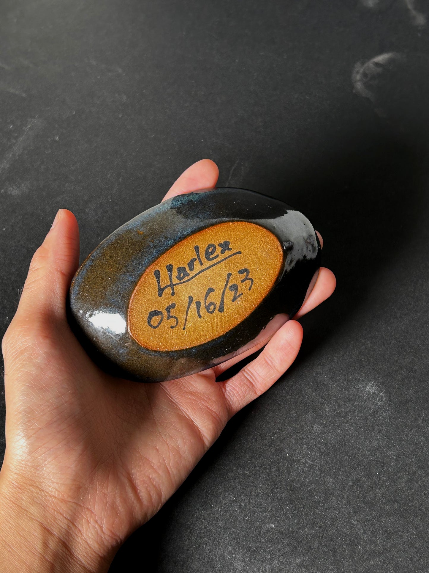 Deep Ocean Breathe Mini Plate