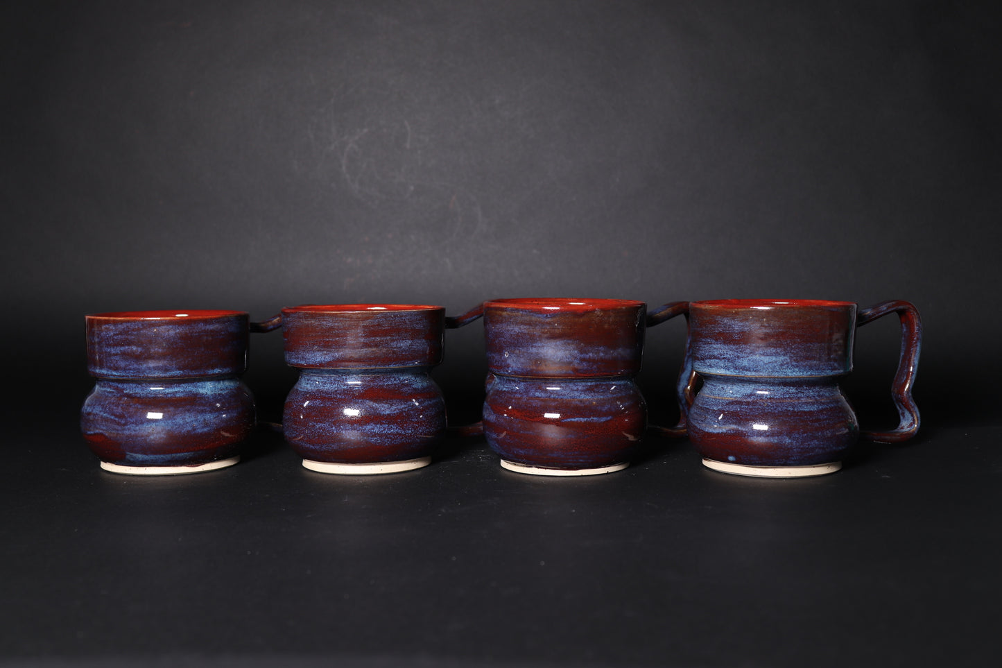 Crimson Verditer Mug Set of 4