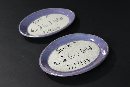 Suck My Titties Plate