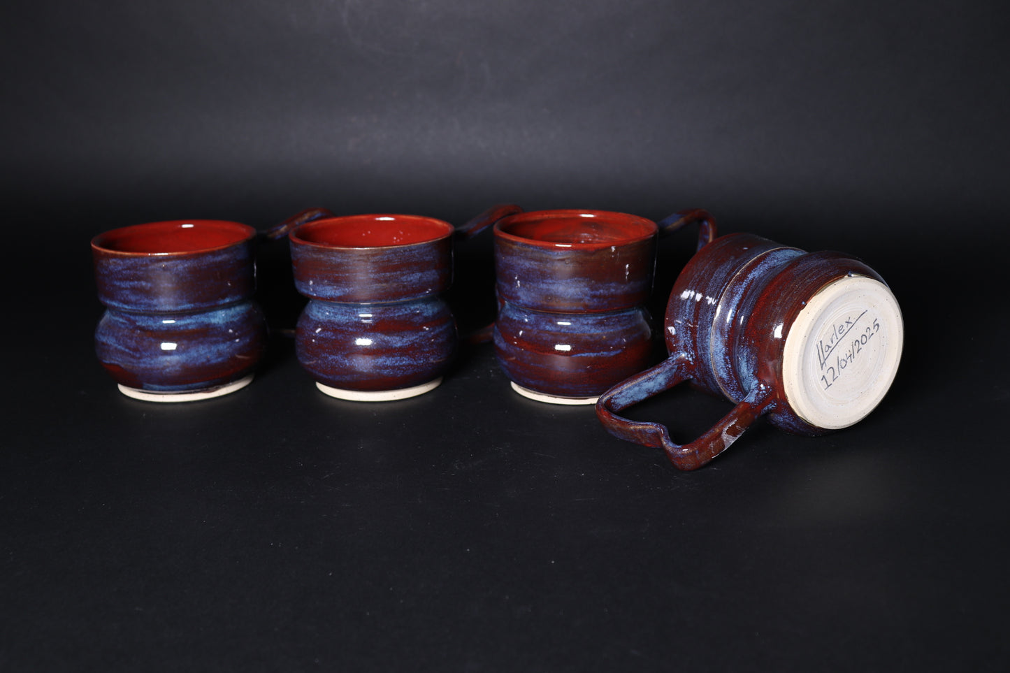 Crimson Verditer Mug Set of 4