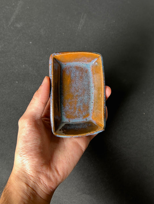 Rusty Sapphire Rectangle Mini Plate