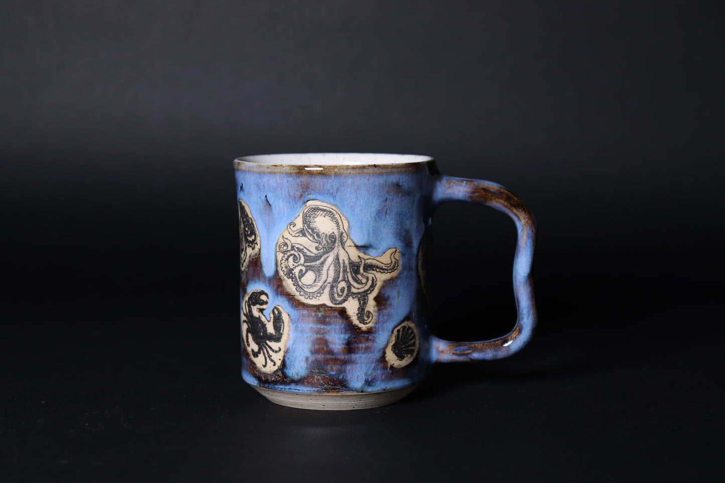 Ocean Blue Creatures Mug
