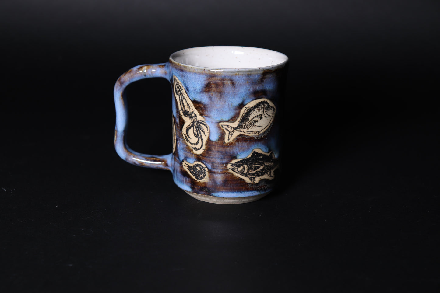 Ocean Blue Creatures Mug