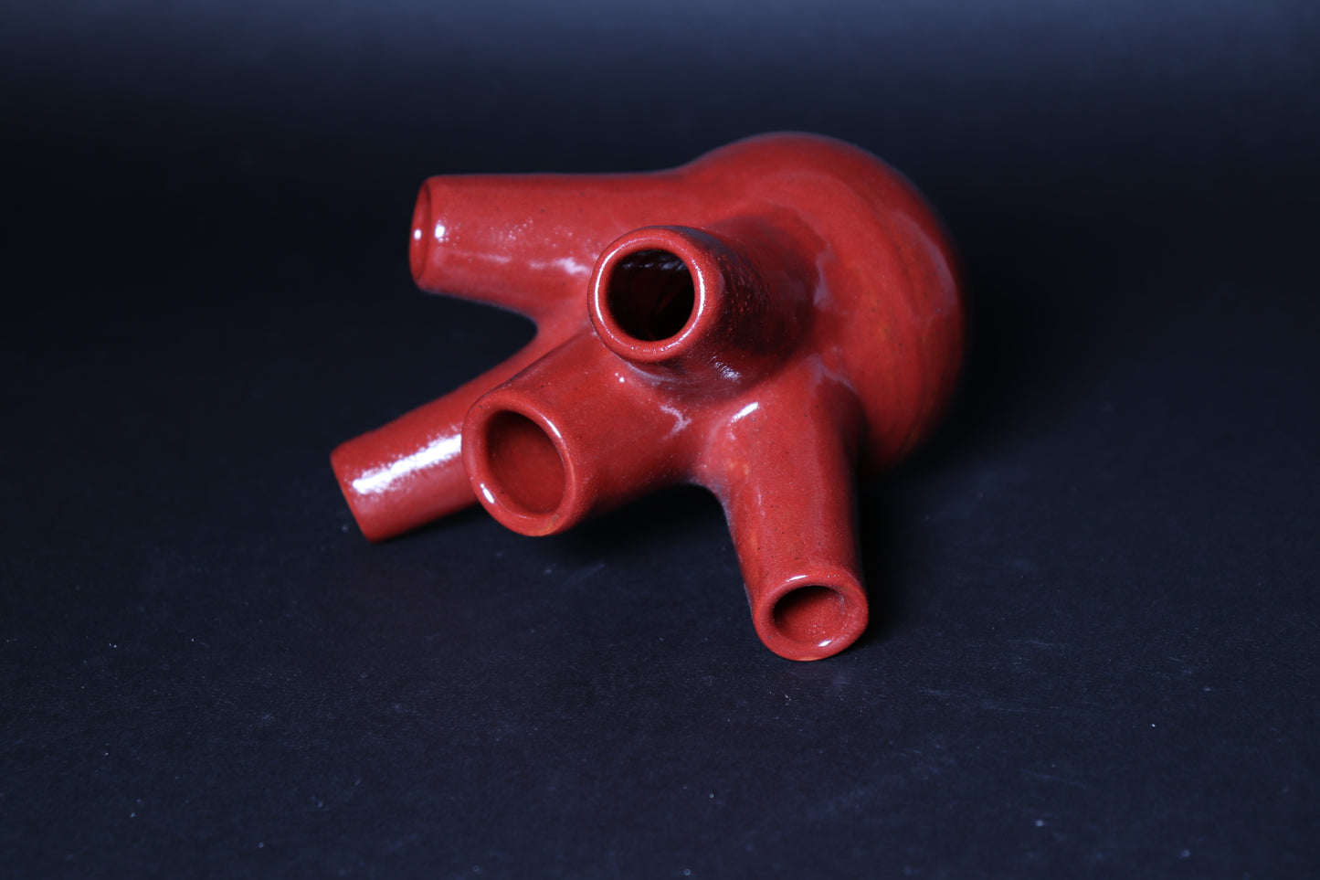 Bloodstone Heart Mini Vase