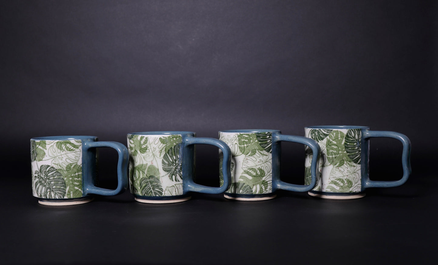 Monstera Mug Set of 4