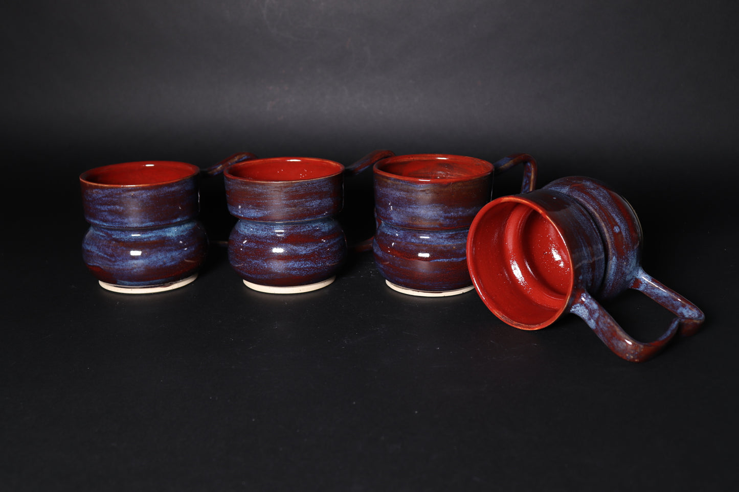 Crimson Verditer Mug Set of 4