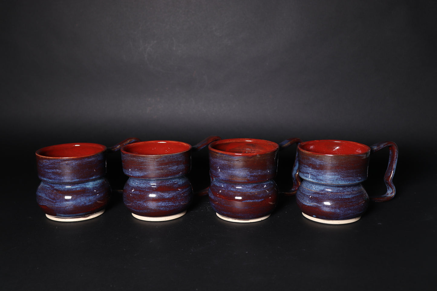 Crimson Verditer Mug Set of 4