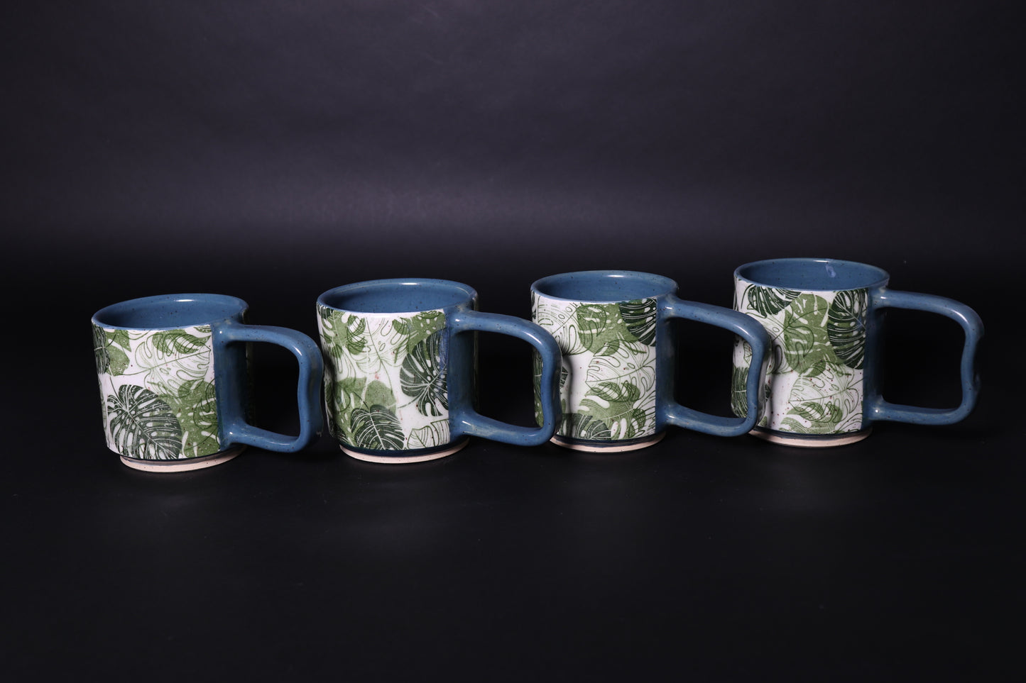 Monstera Mug Set of 4