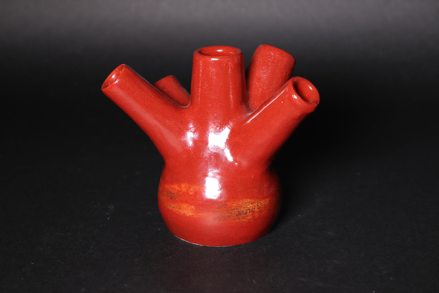 Bloodstone Heart Mini Vase