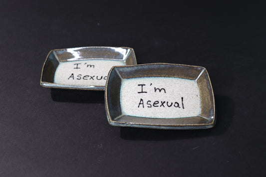 I’m Asexual Mini Plate