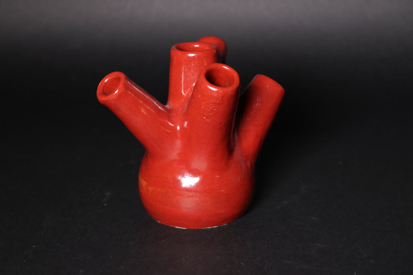 Bloodstone Heart Mini Vase