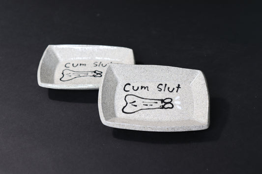 Cum Slut Mini Plate