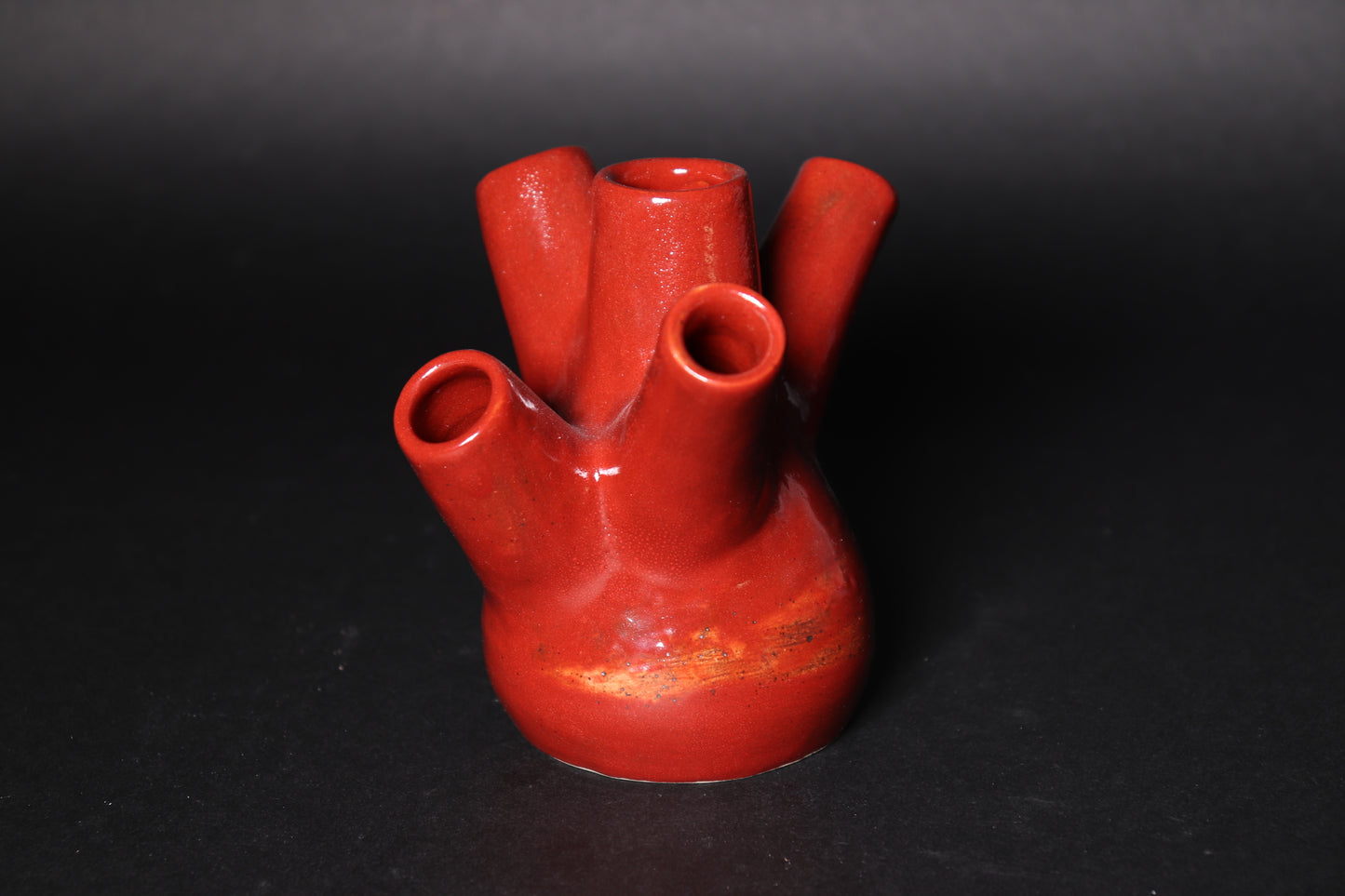 Bloodstone Heart Mini Vase