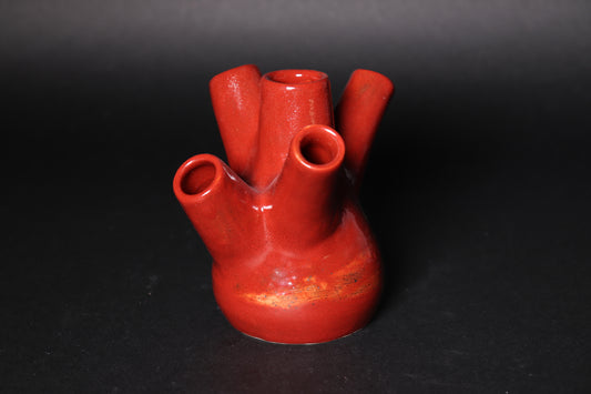 Bloodstone Heart Mini Vase